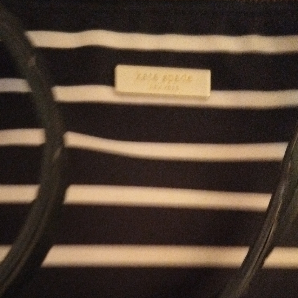 Kate Spade Black and White Striped Top